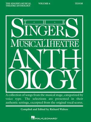 cover image of Singer's Musical Theatre Anthology--Volume 4